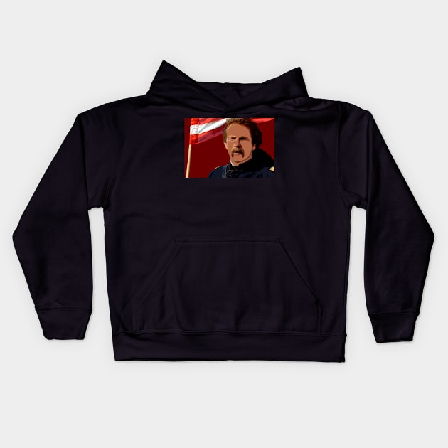 kevin costner Kids Hoodie by oryan80